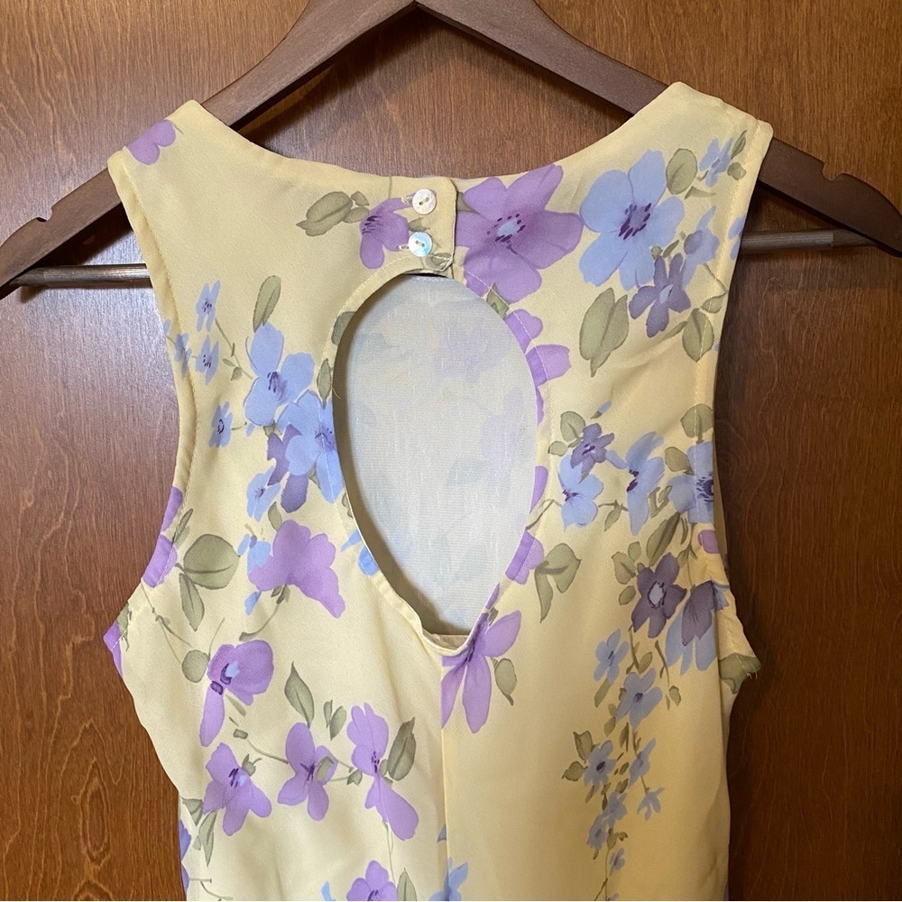Vintage California Concept Floral Maxi Dress View 2